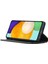 Samsung Galaxy A52S Için 5G/A52 4g/5g Şok Geçirmez Flip Kapak Iki Renkli Ekleme Manyetik Otomatik Emici Pu Deri Telefon Kasası Stand-Siyah/sarı (Yurt Dışından) 4