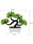 Yeşil Yapay Bitkiler Bonsai Küçük Ağaç Saksı Sahte Bitki Çiçekler Ev Odası Masa Dekorasyon Otel Bahçe Dekor Için Saksı Süsler (Yurt Dışından) 5