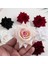 Kırmızı 30 Parça 100 Adet Flanel Pembe Güller Kafa Scrapbooking Gelin Korsaj Aksesuarları Gümrükleme Diy Düğün Ev Dekorasyon Yapay Çiçekler (Yurt Dışından) 3