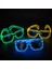 Sarı LED Güneş Gözlüğü Glow Parti Gözlükleri Karanlıkta Parlıyor Yanıp Sönen Mozaik UV400 Gözlük Unisex Hediye Oyuncak LED Işıklı Gözlük (Yurt Dışından) 3