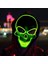 07 Kafatası LED Maske Masquerade Maskeleri Neon Maske Karanlıkta Işık Glow Maskara Korku Maskesi Parlayan Masker Cadılar Bayramı Partisi Maskesi (Yurt Dışından) 5