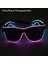 Renkli 4 Yenilik Glow Sunglass LED Gözlük Light Up El Yanıp Sönen Aydınlık Gözlük Düğün Doğum Günü Dekorasyon Glow Parti Malzemeleri (Yurt Dışından) 1