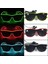Renkli 4 Yenilik Glow Sunglass LED Gözlük Light Up El Yanıp Sönen Aydınlık Gözlük Düğün Doğum Günü Dekorasyon Glow Parti Malzemeleri (Yurt Dışından) 2