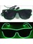 Renkli 4 Yenilik Glow Sunglass LED Gözlük Light Up El Yanıp Sönen Aydınlık Gözlük Düğün Doğum Günü Dekorasyon Glow Parti Malzemeleri (Yurt Dışından) 5