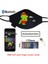 Bluetooth 7 Renkli Rgb LED Bluetooth Programlanabilir Yumuşak Büyük LED Ekran Kayan Metin Yüz Maskesi, Dahili Pil Toz Geçirmez Pamuklu Maske (Yurt Dışından) 2