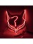 Rd Pvc Cadılar Bayramı Clubbing Işıklı Kitsune Tilki LED Maske Dıy Kostüm Rave Cosplay Edc Parti Parti Maskeleri (Yurt Dışından) 2