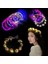 L05 Düğün Parti Taç Çiçek Kafa Bandı LED Işık Çelenk Çelenk Dekorasyon Kadın Kız Doğum Günü Favor Aydınlık Saç Çelenk Hairband (Yurt Dışından) 3
