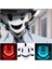 03 Sıcak Neon Parlayan Film Tema Maskesi Japon LED Işıklı Yüksek Rise Invasion Maske Cosplay Cadılar Bayramı Partisi Işık Up Maske Sahne (Yurt Dışından) 3