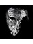 Stil 5 Siyah Altın Kafatası Metal Maske Cadılar Bayramı Taklidi Yarım Yüz Venedik Masquerade Erkekler Beyaz Kadın Kafatası Telkari Parti Maskesi (Yurt Dışından) 1