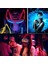 Z04 LED Işıklı Gözlük Neon Gözlük Karanlıkta Glow Festival Bar Doğum Günü Partisi Cosplay Kostümleri Dekor Yanıp Sönen Işık (Yurt Dışından) 3