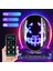 Gözlük A Cadılar Bayramı LED Neon Parlayan Maske Rgb Tam Renkli Yüz Değişen Aydınlık Değişken Yüz Fotoğraf Animasyonlu Düzenleme Dıy Maske Parti Dekoru (Yurt Dışından) 4