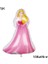 Uyuyan Güzel 1 Adet 108*69 cm Büyük Çan Cinderella Kar Beyaz Elsa Prenses Folyo Balonlar Bebek Doğum Günü Partisi Süslemeleri Çocuklar Helyum Topları Oyuncaklar (Yurt Dışından) 1
