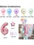 Set 1 63 Adet Acıbadem Kurabiyesi Lateks Balonlar Şeker Pembe Balon Seti 1 2 3 4 5 6 7 8 9 Doğum Günü Partisi Süslemeleri Çocuklar Bebek Duş Kız Unicorn (Yurt Dışından) 4