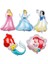 Uyuyan Güzel 1 Adet 108*69 cm Büyük Çan Cinderella Kar Beyaz Elsa Prenses Folyo Balonlar Bebek Doğum Günü Partisi Süslemeleri Çocuklar Helyum Topları Oyuncaklar (Yurt Dışından) 2