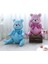 Pembe 3D Ayakta Ayı Folyo Balonlar Montaj Erkek Kız Pembe Mavi Bebek Ayı Topu Doğum Günü Partisi Dekorasyon Bebek Duş Hediyeler Malzemeleri (Yurt Dışından) 2