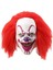 E Cosplay Palyaço Maskesi Cadılar Bayramı Partisi Kırmızı Göz Lateks Maske Kostüm Cosplay Sahne Yetişkin Lateks Palyaço Maskesi Korku Şeytan (Yurt Dışından) 1