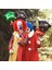 E Cosplay Palyaço Maskesi Cadılar Bayramı Partisi Kırmızı Göz Lateks Maske Kostüm Cosplay Sahne Yetişkin Lateks Palyaço Maskesi Korku Şeytan (Yurt Dışından) 5