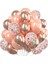 Set 5 25 Adet Konfeti Metalik Chorme Balonlar Acıbadem Kurabiyesi Lateks Balon Yıldönümü Düğün Doğum Günü Partisi Dekorları Yetişkin Bebek Duş Globos (Yurt Dışından) 5