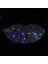 Siyah LED Tül Tutu Etekler Light Up Etek Tutuş Kız Kadın Tüy Hairband Işıklı Bale Dans Eteği Cosplay Karanlıkta Glow Parti (Yurt Dışından) 1