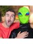 Açık Gri Cadılar Bayramı Uzaylı Maskesi Et Için Alien Cosplay Kostüm Cadılar Bayramı Partisi, Yetişkinler Için Alien 3D Tam Yüz Maskesi Nötr Bir Boyut (Yurt Dışından) 2