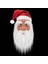 Stil 2 Noel Partisi Noel Baba Maskesi Lateks Maske Açık Süsleme Güzel Noel Baba Kostüm Masquerade Peruk Sakal Giydirme Noel Hediyesi (Yurt Dışından) 1