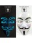 Limon Yeşili Renkli Cadılar Bayramı Neon Maske LED Maske Masquerade Parti Maskeleri Karanlıkta Işık Glow Korku Maskeleri Cosplay Kostüm Malzemeleri (Yurt Dışından) 5