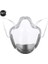 Gri Şeffaf Yüz Kalkanı Yetişkinler Yüz Için Dayanıklı Kalkan Maskesi Plastik Yeniden Kullanılabilir Kapak Ağız Maskesi Solunum Deliği ile Mutfak Aletleri (Yurt Dışından) 1