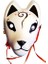 B Anbu Maskesi Japon Anime Cosplay Maskeleri Demonslayer Fo*xmasks Tam Yüz Maskesi Masquerade Festivali Ka-Buki Kitsune Maskeleri Cadılar Bayramı (Yurt Dışından) 1