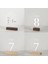 12.7X17.8X0.18 cm 10 Adet Kemerli Akrilik Masa Işareti Buzlu Düğün Yeri Kartı Boş Koltuk Kartı Parti Dekorasyon Dıy Masa Numarası Konuk Adı Etiketi (Yurt Dışından) 5