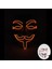 23 Sıcak Cadılar Bayramı Rave Aydınlık Film Tema Maskesi LED Işık Anonim Maske V Vendetta Cosplay Parti Parlayan Tam Yüz Maskesi (Yurt Dışından) 1