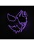 Mor Cadılar Bayramı Cosplay Parti El Neon Maske Light Up LED Maske Dj Parti Korkunç Maske Cadılar Bayramı Kostüm Dekorasyon Karanlıkta Glow (Yurt Dışından) 1
