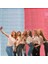Pembe Bebek Mavisi 2 Adet 2 M Doğum Günü Bekarlığa Veda Partisi Dekorasyon Glitter Kare Tinsel Folyo Perde Düğün Dekorasyon Fotoğraf Arka Fonu Anniversaire (Yurt Dışından) 3