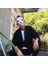 M Anime Şeytan Avcısı Tilki Maskeleri Japon Kedi Maskesi Yarım Yüz Masquerade Festivali Kabuki Kitsune Maskeleri Parti Cosplay Propsani.ağ (Yurt Dışından) 5