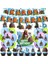 FORKS-10PCS Disney Raya ve Son Ejderha Parti Malzemeleri Süslemeleri Çocuk Doğum Günü Tek Kullanımlık Sofra Bardak Tabaklar Parti Iyilik Dekor Seti (Yurt Dışından) 4