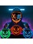 Tip 39 2023 Klasik Popüler Benzer Tasfiye Maskesi Ünlü Film Maskesi Aydınlık LED Neon Maske Cadılar Bayramı Için Karnaval Gecesini Aydınlatır (Yurt Dışından) 2