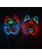 Tip 1 LED Işık Up Tilki Maskeleri Dj Parti Işığı Kitsune Maskeleri Cadılar Bayramı Cosplay Kostüm Sahne Kabuki Maskesi Dans Dj Parti Dekorasyon (Yurt Dışından) 5