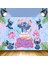 06 150X100 cm Disney Lilo ve Dikiş Arka Plan Doğum Günü Dekorasyon Çocuk Lehine Duvar Parti Arka Planında Süslemeleri Bebek Duş Afiş (Yurt Dışından) 4
