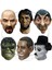Çikolata Gerçekçi Yetişkinler Insan Yüzü Ünlü Lateks Maske Film Karakteri Royals Komedyenler Tv Sunucuları Kostüm Cadılar Bayramı Cosplay Sahne (Yurt Dışından) 2