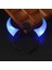 Mavi Büyük Kulak 1 Adet Kızlar Yetişkin LED Şeytan Evil Şeytan Boynuz Kafa Bandı Light Up Kulak Hairbands Parti Dekorasyon Düğün Karnaval (Yurt Dışından) 1