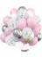 Set 10 25 Adet Konfeti Metalik Chorme Balonlar Acıbadem Kurabiyesi Lateks Balon Yıldönümü Düğün Doğum Günü Partisi Dekorları Yetişkin Bebek Duş Globos (Yurt Dışından) 3