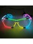 04 Ses Aktif Komik Dj Gece Kulübü Light Up Yanıp Sönen Gözlük Aydınlık Unisex Neon LED Şerit Disko Bar Konseri Için Sürücü ile Yetişkin Gözlük (Yurt Dışından) 1