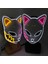 Stil 33 Cosplay Cadılar Bayramı Partisi Maskesi Aydınlık Light Up LED Maske El Neon Parlayan Anime Maske Masque Masquerade Maskeleri Korku Karnaval Maskesi (Yurt Dışından) 5