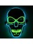 Kırmızı Cadılar Bayramı Neon LED Tasfiye Maskesi Masque Masquerade Parti Maskeleri Karanlıkta Işık Aydınlık Komik Maskeler Cosplay Kostüm Malzemeleri (Yurt Dışından) 3