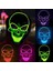 Kırmızı Cadılar Bayramı Neon LED Tasfiye Maskesi Masque Masquerade Parti Maskeleri Karanlıkta Işık Aydınlık Komik Maskeler Cosplay Kostüm Malzemeleri (Yurt Dışından) 4