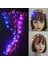 1 Adet Pullu Renkler Dıy Kız Light Up Scrunchies At Kuyruğu Tutucu Elastik Saç Halat Doğum Günü LED Rave Neon Bar Düğün Karnaval Glow Parti Malzemeleri (Yurt Dışından) 4