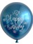 Bordo 10 Adet 12 Inç Krom Metalik Lateks Balonlar Mutlu Yıllar Baskılı Desen Balon Helyum Metal Globos Doğum Günü Partisi Süslemeleri (Yurt Dışından) 5