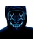 Cadılar Bayramı Maskesi Light Up, Hacker Tasfiye Maskesi, Cosplay Kostümleri Festivali Karnaval Parti Hediyeleri Için Korkunç LED Maske Çocuk Erkek Kadın (Yurt Dışından) 2