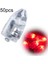 Kırmızı 50 Adet Renkli LED Balon 10/50 Adet Işıklar Glow Flaş Topu Lambaları Kağıt Mini Fener Lambası Noel Cadılar Bayramı Dekorasyon (Yurt Dışından) 1