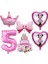 5-6 Adet Disney Minnie Mouse Doğum Günü Dekor Bebek Kız Iyilik Parti Dekor Diy Doğum Günü Numarası Balon Kombinasyonu Bebek Duş Hediyeler Kız Için (Yurt Dışından) 1