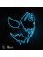 Renkli 1 Cadılar Bayramı Cosplay Parti El Neon Maske Light Up LED Maske Dj Parti Korkunç Maske Cadılar Bayramı Kostüm Dekorasyon Karanlıkta Glow (Yurt Dışından) 4